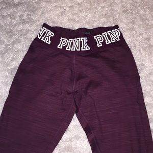 Pink crimson leggings